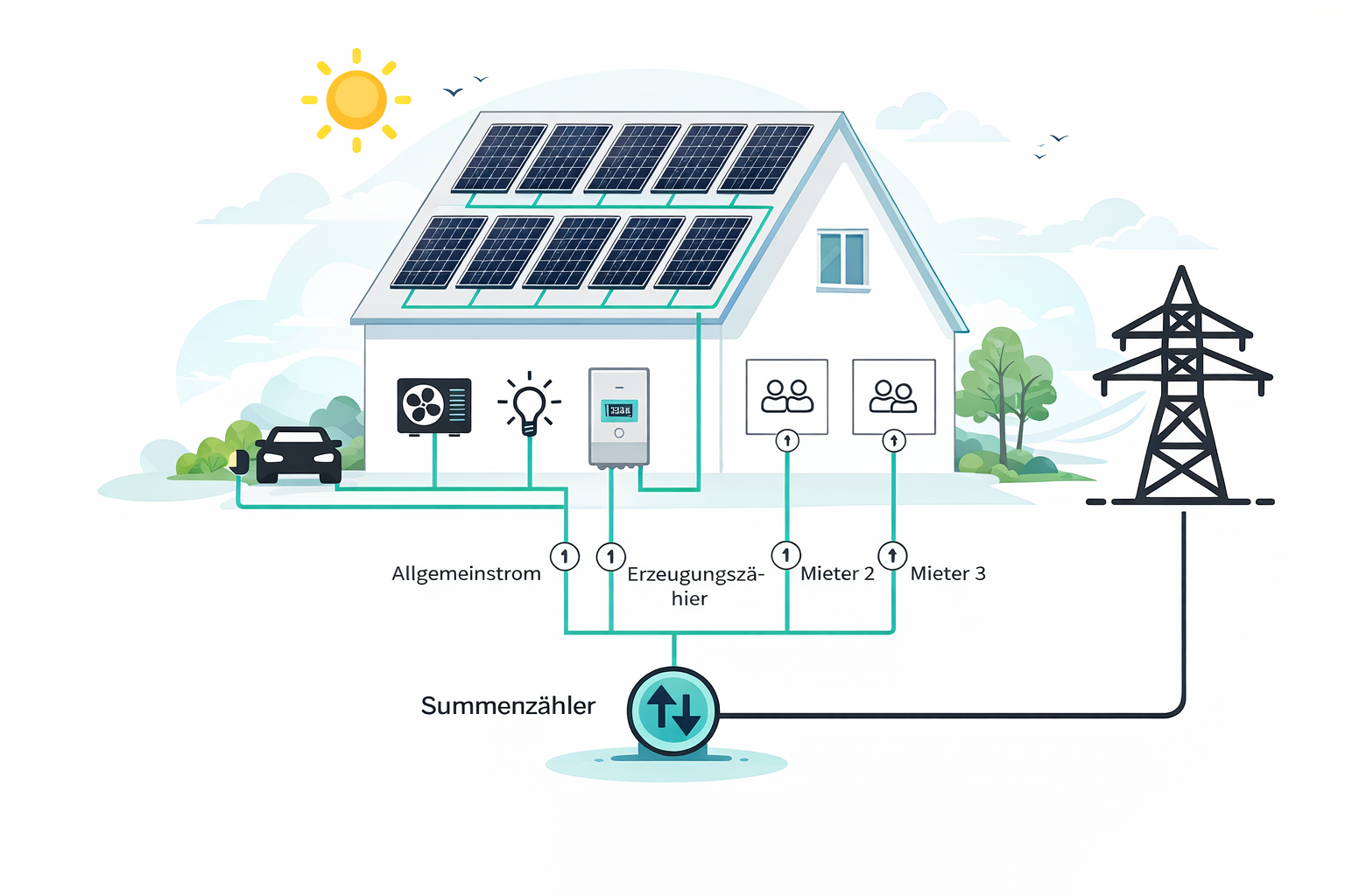 Mieterstrom – Messkonzept, Zählerstruktur und Umsetzung